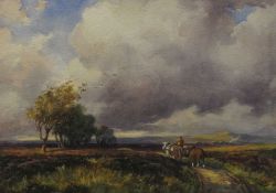 George Hamilton Constantine (British 1875-1967): 'Over the Derbyshire Moors', watercolour signed,