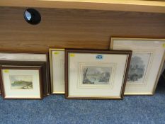 Collection of York and Scarborough 19th Century engravings