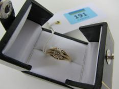 Gents diamond ring approx 0.75 carat tested to 18ct