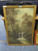 Brach Fall, 19th century oil on canvas signed by H Williams