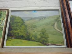 Yorkshire Dales, oil on canvas signed and dated by D Binns 1924