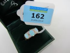 Opal dress ring