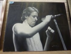 'Robert Palmer', oil on canvas, signed "John"