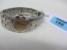 Maurice Lacroix bi-metal wristwatch stamped 18k