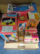 Collection of Sindy's boxed accessories in one box