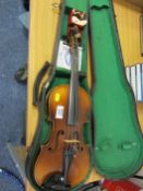 Czechoslovakian violin labelled Antonius Stradivarious Cremonensis 1713
