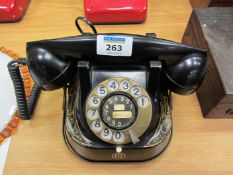 Anvers Belgique Bell Telephone vintage bakelite phone