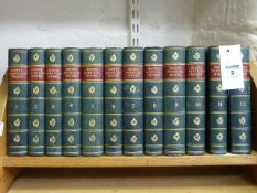 Scotts Poetical Works published by Adam and Charles Black 1868 12 volumes full calf