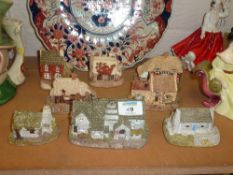 Eight Lilliput Lane cottages