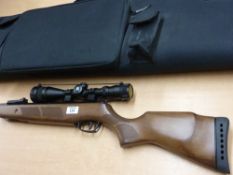 BSA Meteor .22 Mark 7 air rifle No.WE-719261-11 with NikkoSterling 3-9x40 Mountmaster telescopic