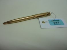 Parker gold ball point pen hallmarked 9ct