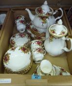 Royal Albert Old Country Roses, tea, coffee and dinner ware in one box