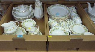 Duchess 'Greensleeves' part bone China dinner, tea and coffee service in two boxes