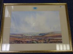 'From West Gill Head Farndale', watercolour signed, titled and dated by John Freeman, (19)'88