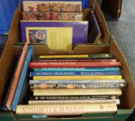 Collection of needlepoint and needlework books