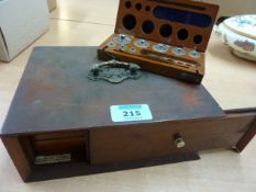 Victorian mahogany coin case labelled Edgar Lincoln coin dealer Holles Street London containing