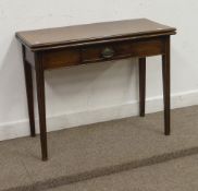 Early 19th Century mahogany tea table, fold over top