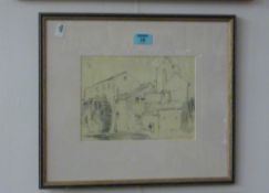 'Hawes', pencil sketch, titled and dated by Fred Lawson, Sept 30th 1913