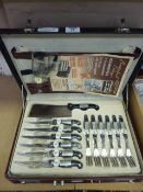 Chef's Breitenbach Solingen Profileline knife set, (cased)