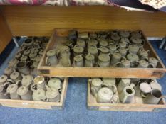 Large collection of hotel ware silver plated pots and jugs
