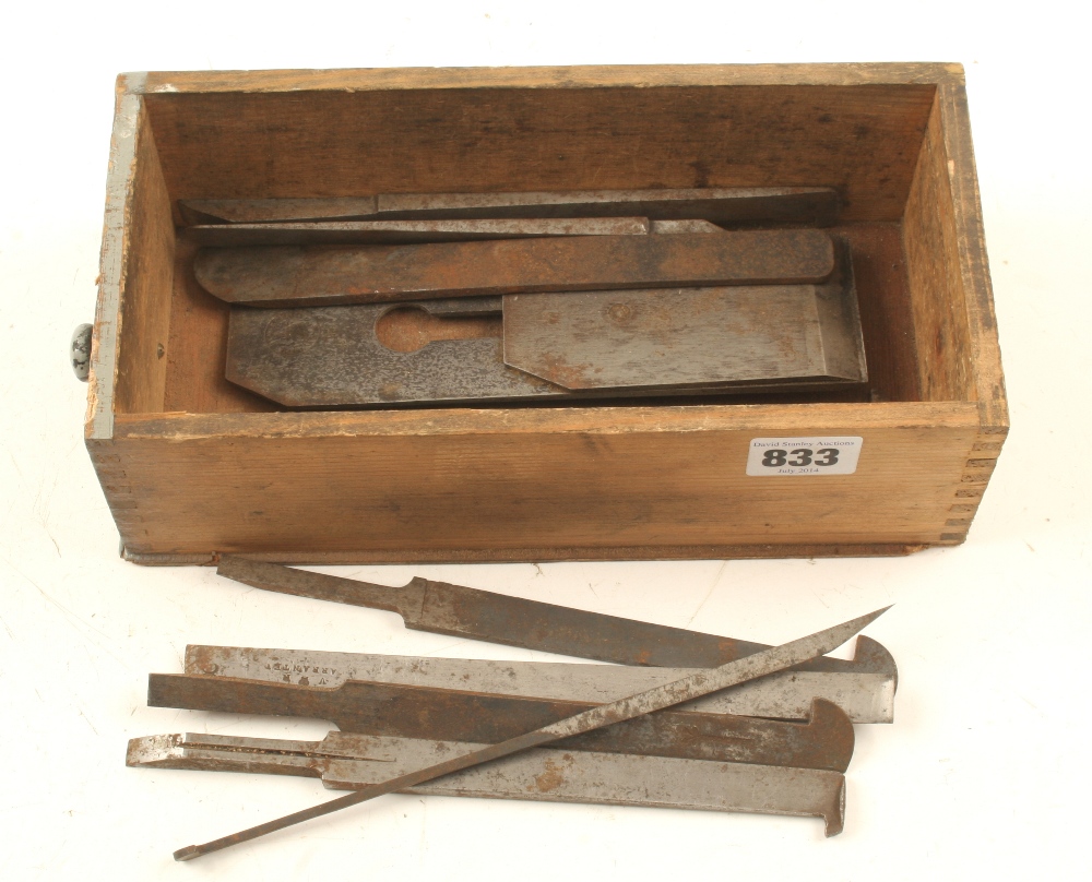 11 plough irons etc