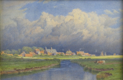 J Leonard (19th/early 20th Century), “Walberswick” (near Southwold in Suffolk), signed