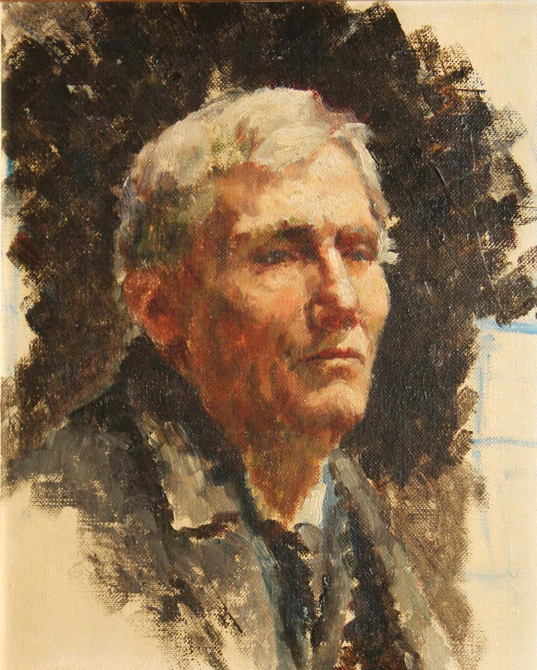 Mainie Jellett, 1897-1944
PORTRAIT OF A MAN
Oil on canvas, 12" x 10" (30.5 x 25.5cm)