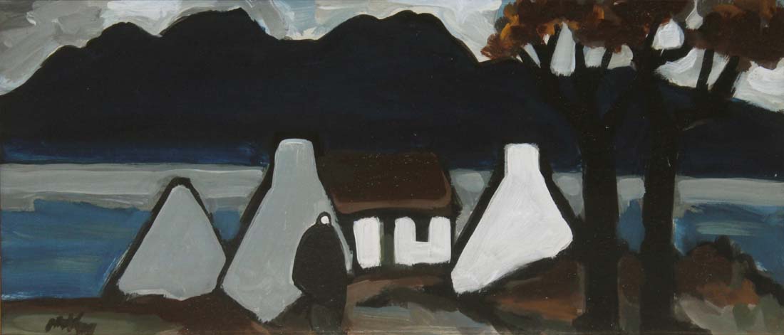 Markey Robinson, 1918-1999
FORGOTTEN DREAMS
Gouache, 8 1/2" x 19 3/4" (21.5 x 50cm), signed.