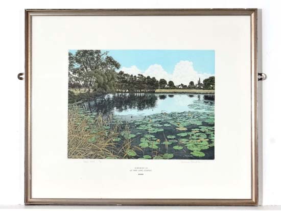 Graham Evenden (1947) 
Signed Limited Edition print 15/350
' Cloud Lillies'
Signed , numbered and
