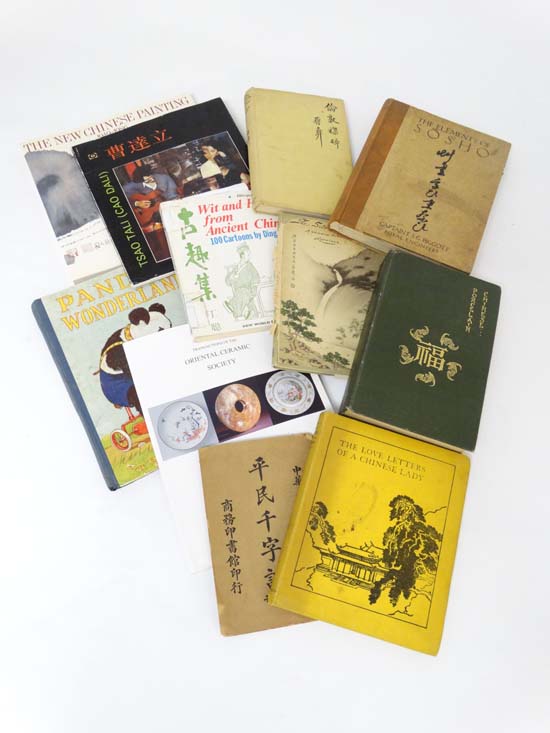 Miscellaneous Asian art books including: 

Two Chinese Republican era missionary texts; “Chinese