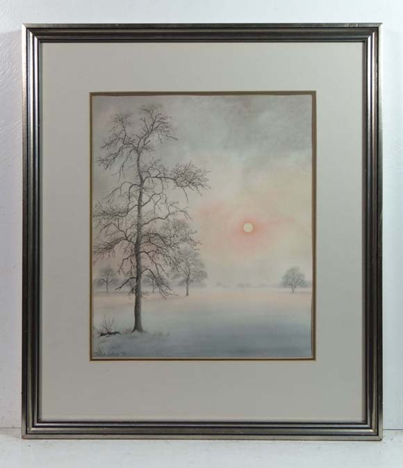 WITHDRAWN FROM AUCTION
Julia Loken (19)86
Watercolour
' Near Eynsham '
Signed and dated lower left