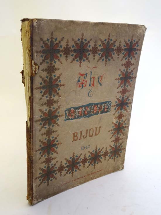 Book :' The Musical Bijou ' 1842 . Vocal and instrumental sheet music by Burney . Published by D'