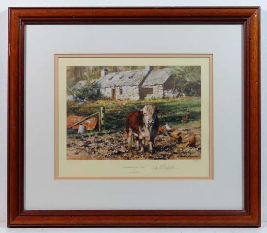 David Shepherd (1931)
Limited edition print 426/1500
' Old Ben's Cottage '
Signed and numbered in