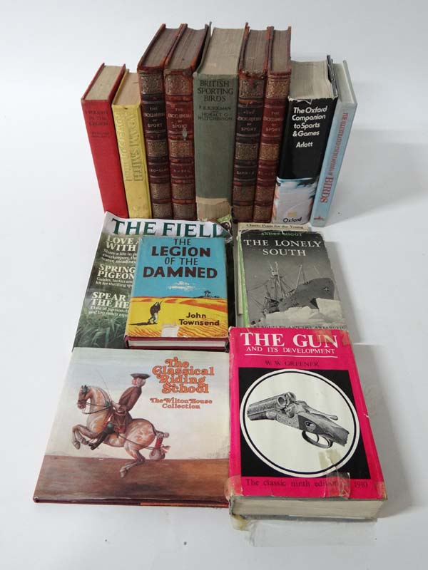 Books : A quantity of sporting books including F B Kirkman and Horace G Hutchinson British