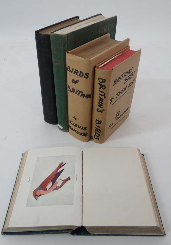 Books : J Lewis Bonhote Birds of Britain published by Adam and Chrles Black 1907, with colour