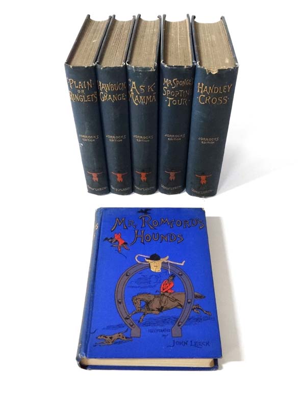 Books : R S Surtess Jorrocks Edition 6 Vols comprising Mr Romford's Hounds, Handley Cross, Mr