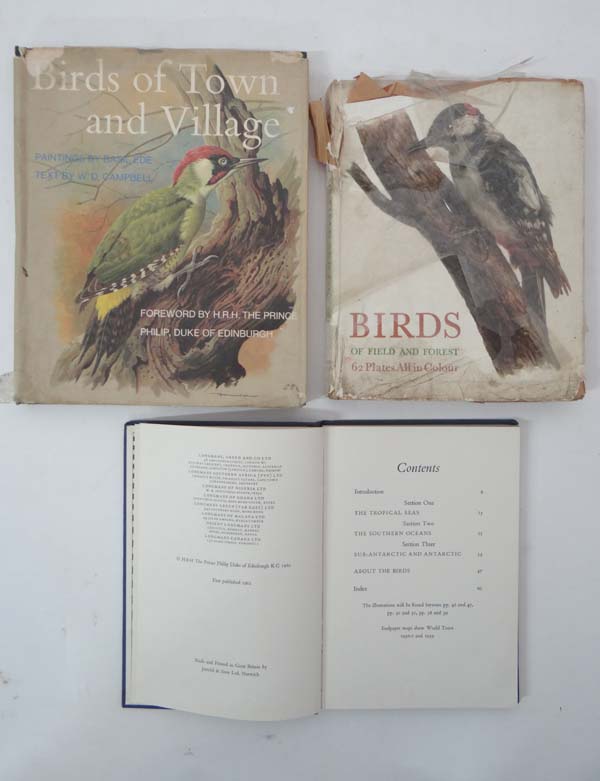 Books : Birds of Field and Forest illustrated by E Demartini published by Spring Books 1965, with 62