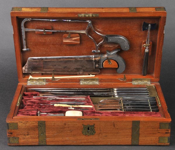 *Surgeon`s Box. A fine Victorian surgeons box belonging to Deputy Surgeon General Rowland Wimburn