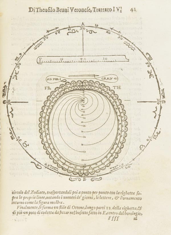 Bruni (Teofilo). Armonia Astronomica, & Geometrica, di Theofilo Bruni Veronese, ne quali s`insegna