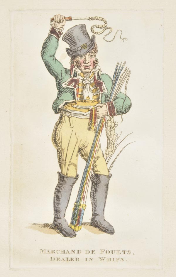 [Busby, Thomas Lord]. Costume of the Lower Orders in Paris, c. 1820, hand-coloured engraved title,