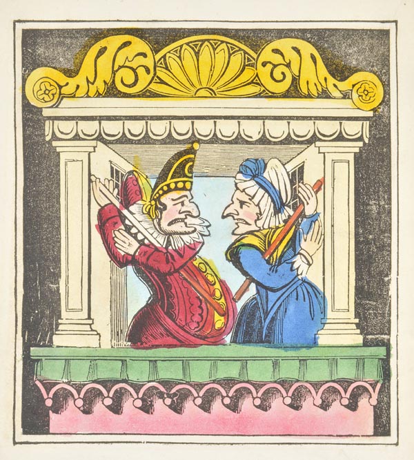 Richardson (Thomas, pub.). Punch and Judy, c.1838, eight hand-coloured engraved illustrations,