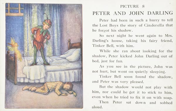 Barrie (J.M.). Peter Pan Picture Cards, by Flora White, n.p., c.1914, twenty cards (complete),