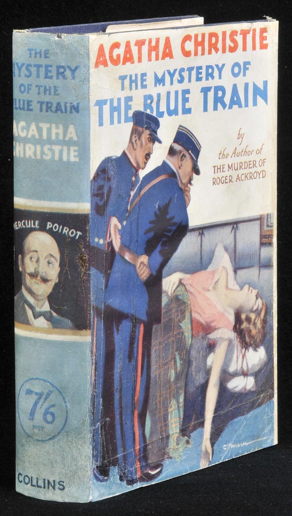 Christie (Agatha). The Mystery of the Blue Train, 1st ed., [1928], original blue cloth lettered in