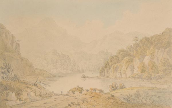 *Scott (William Bell, 1811-1890). Loch Ard, West Highlands, watercolour over pencil, titled and