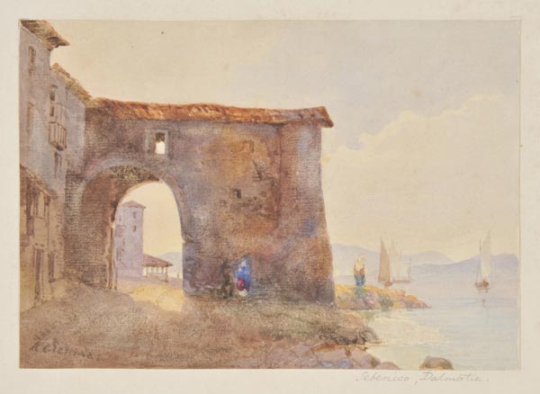 *Glennie (Arthur, R.W.S., 1803-1890). An album containing twelve continental landscapes and