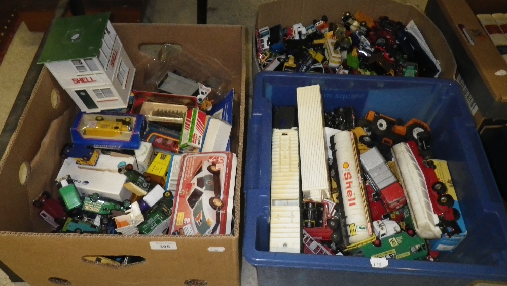 A large collection of children`s toy cars and similar