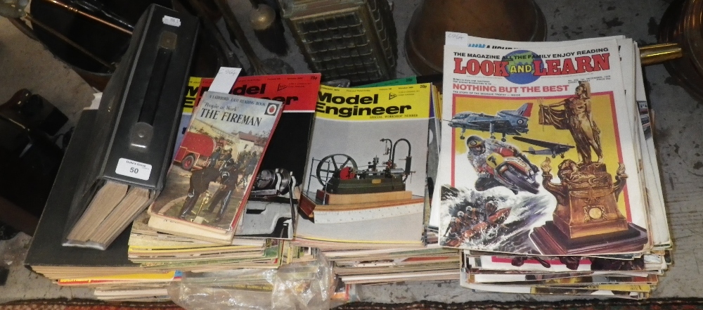 A collection of `Model Engineer` magazines dating from 1960`s and 70`s, a quantity of `Look and