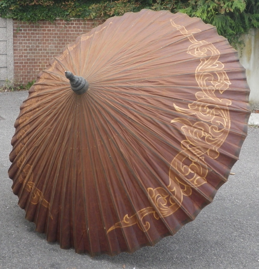 A large Oriental parasol