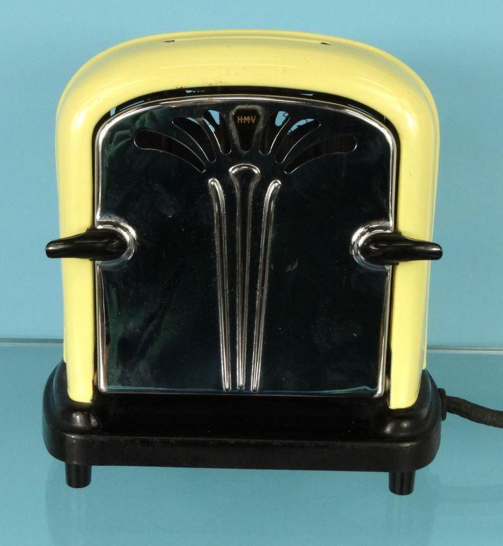 Retro yellow chrome pop up toaster by Burlington, 20cm high : FOR CONDITION REPORTS AND LIVE