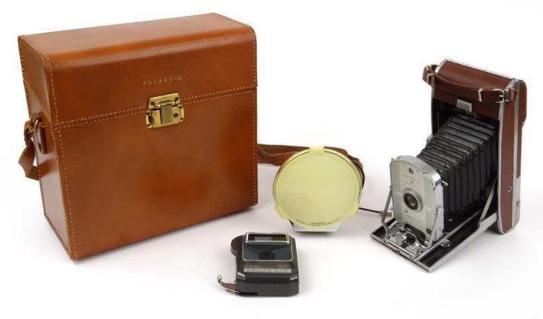 Polaroid Model 95B land camera, together with carry case containing original accessories including